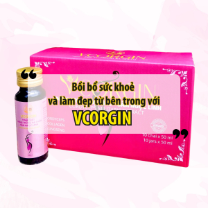 Bồi Bổ Sức Khỏe Và Làm Đẹp Từ Bên Trong Với Combo VCORGIN 10 Lọ